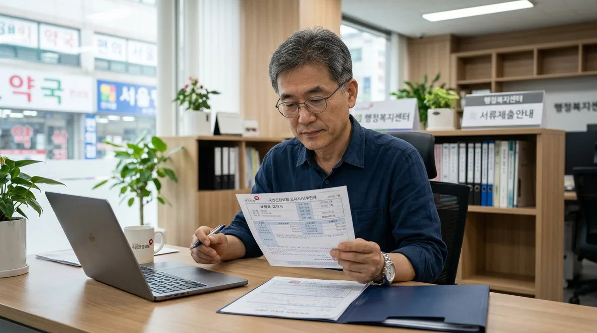 퇴직 후 건강보험료가 갑자기 폭증했을 때, 36개월간 예전 보험료만 내는 '임의계속가입' 실전 가이드 - 건강보험 임의계속가입