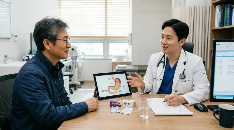 “속 쓰릴 때 무심코 먹은 ‘위장약(제산제·PPI)’이 치매·골다공증 부른다?” 2026 위산 억제제의 비타민B12·칼슘 흡수 차단 기전과 소장 세균 과증식(SIBO) 방어 3대 수칙 - 2026 위장약 부작용 PPI