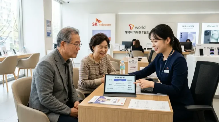 “어르신 휴대전화 요금 매달 1만 2,100원씩 그냥 깎아준다?” 2026 기초연금 수급자 통신비 감면 혜택과 복지로·이통사 대리점 1분 원스톱 신청 가이드 - 기초연금 통신비 감면